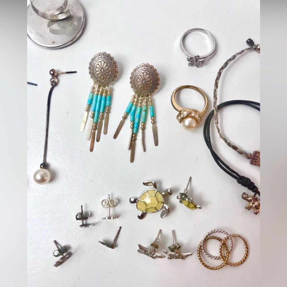 2000s vintage 925 sterling silver jewelry mix lot